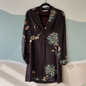 Trina Turk Silk Sunburst Dress - 4